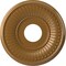 Ekena Millwork Berkshire PVC Medallion (Canopies up to 5 3/4"), 13"OD x 3 1/2"ID x 3/4"P, Metallic Vintage Gold CMP13BEDVG - alternate 1